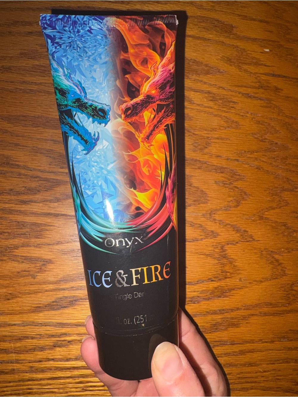Onyx Ice & Fire Lotion — Blue and Orange Dragons